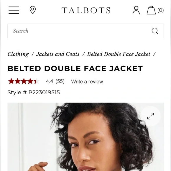 ⚡️NWT⚡️Talbots Wool Coat - Picture 4 of 12